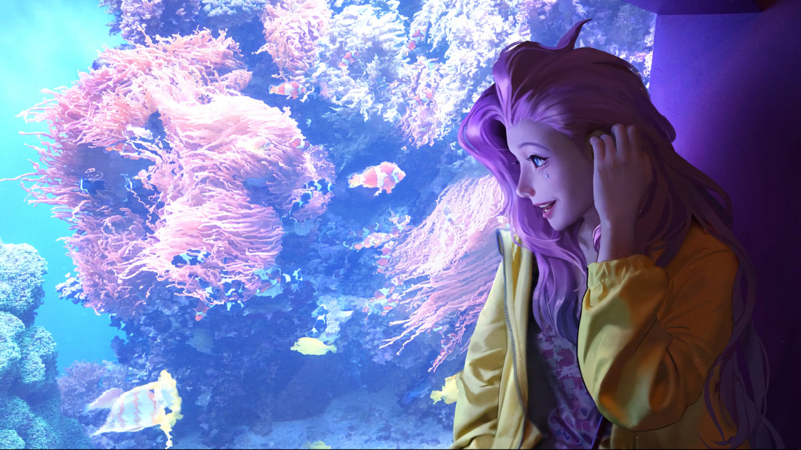 Seraphine Riot Wallpaper : seraphine, Riot Games, League of Legends 1920x1080 - Marz ...