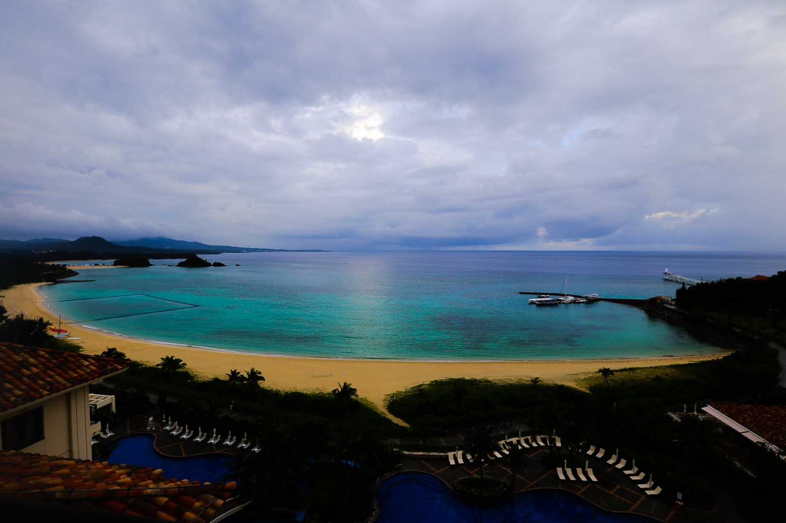 hav, himmel, natur, krop af vand, horisont, vand, ocean, Sky, coastal and oceanic landforms, kyst, troperne, kyst, forbjerg, Bugt, berolige, aften, bugt, ø, lagune, Turisme, landskab, kappe, strand