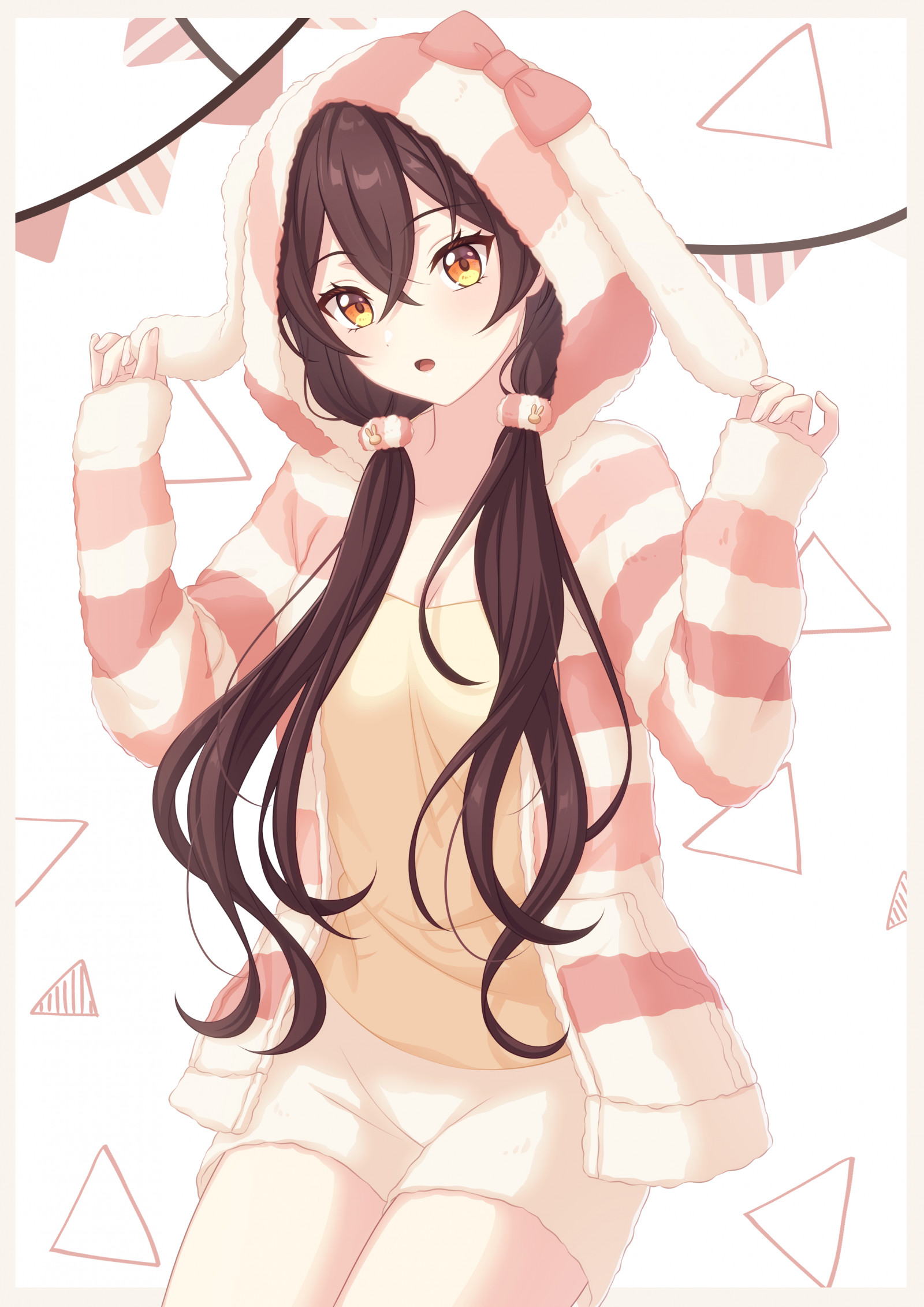 anime, κορίτσια anime, ψηφιακό, ψηφιακή τέχνη, 2D, μικροκαμωμένη, Pixiv, έργα τέχνης, πορτρέτο, οθόνη πορτρέτο, κατακόρυφος, κοιτάζοντας θεατή