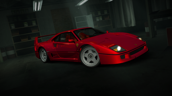 Ferrari F40,car,Need for Speed,Need for Speed World,red cars,Garage