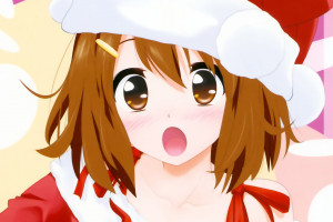 Wallpaper K On Anime Girls Christmas Anime Vectors Hirasawa Yui Brunette 19x1080 Jahir Hd Wallpapers Wallhere