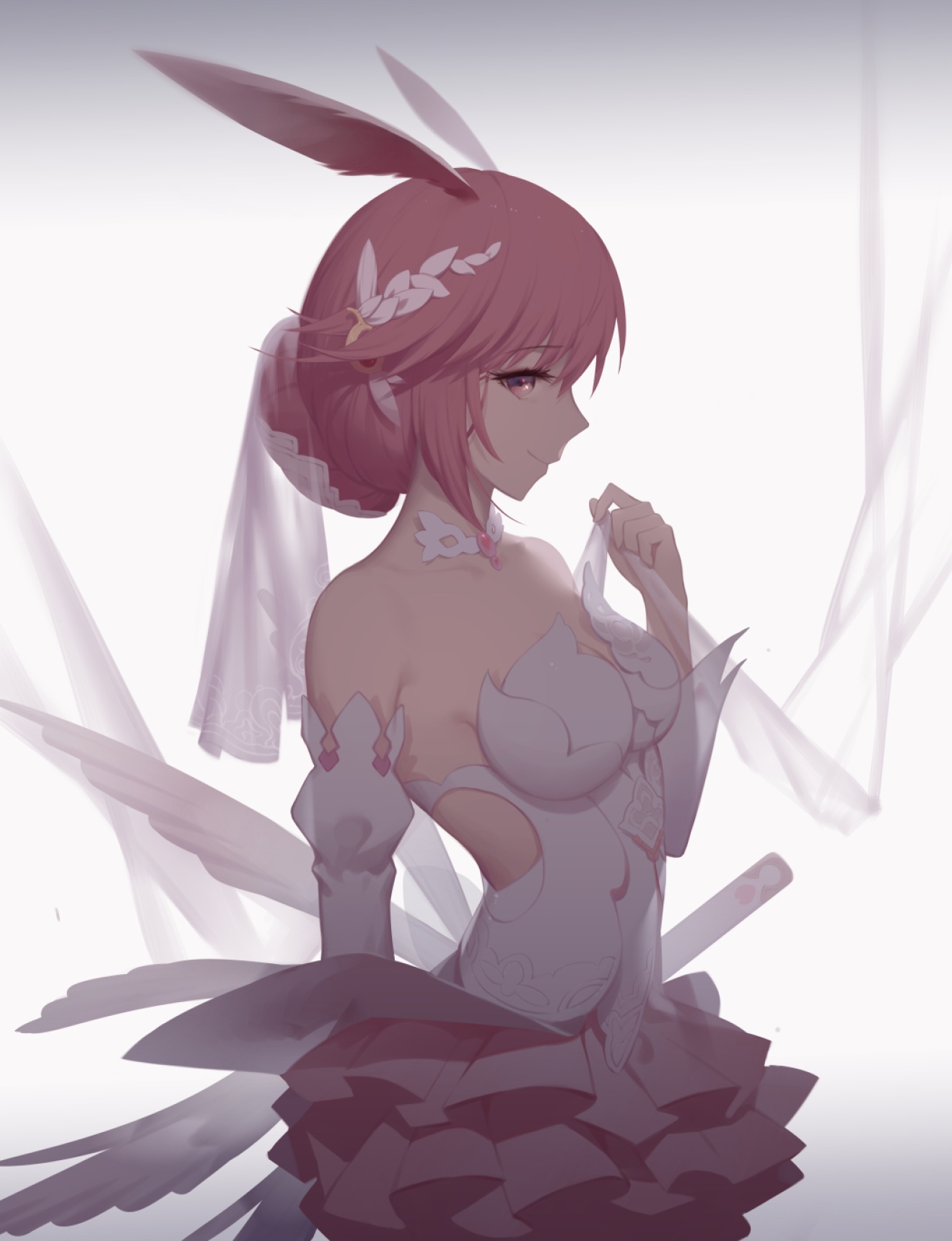 Anime, Anime Mädchen, 2D, Digital, digitale Kunst, Kunstwerk, vertikal, Yae Sakura, Porträtanzeige