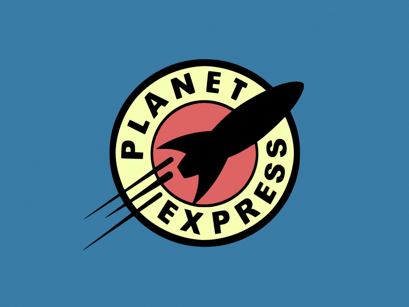 ilustrace, logo, kreslená pohádka, značka, Futurama, umělecká díla ilustrace, logo, kreslená pohádka, značka, Futurama, umělecká díla