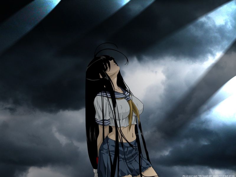 anime, anime girls, blue, school uniform, Kanu Unchou, light anime, anime girls, blue, school uniform, Kanu Unchou, light