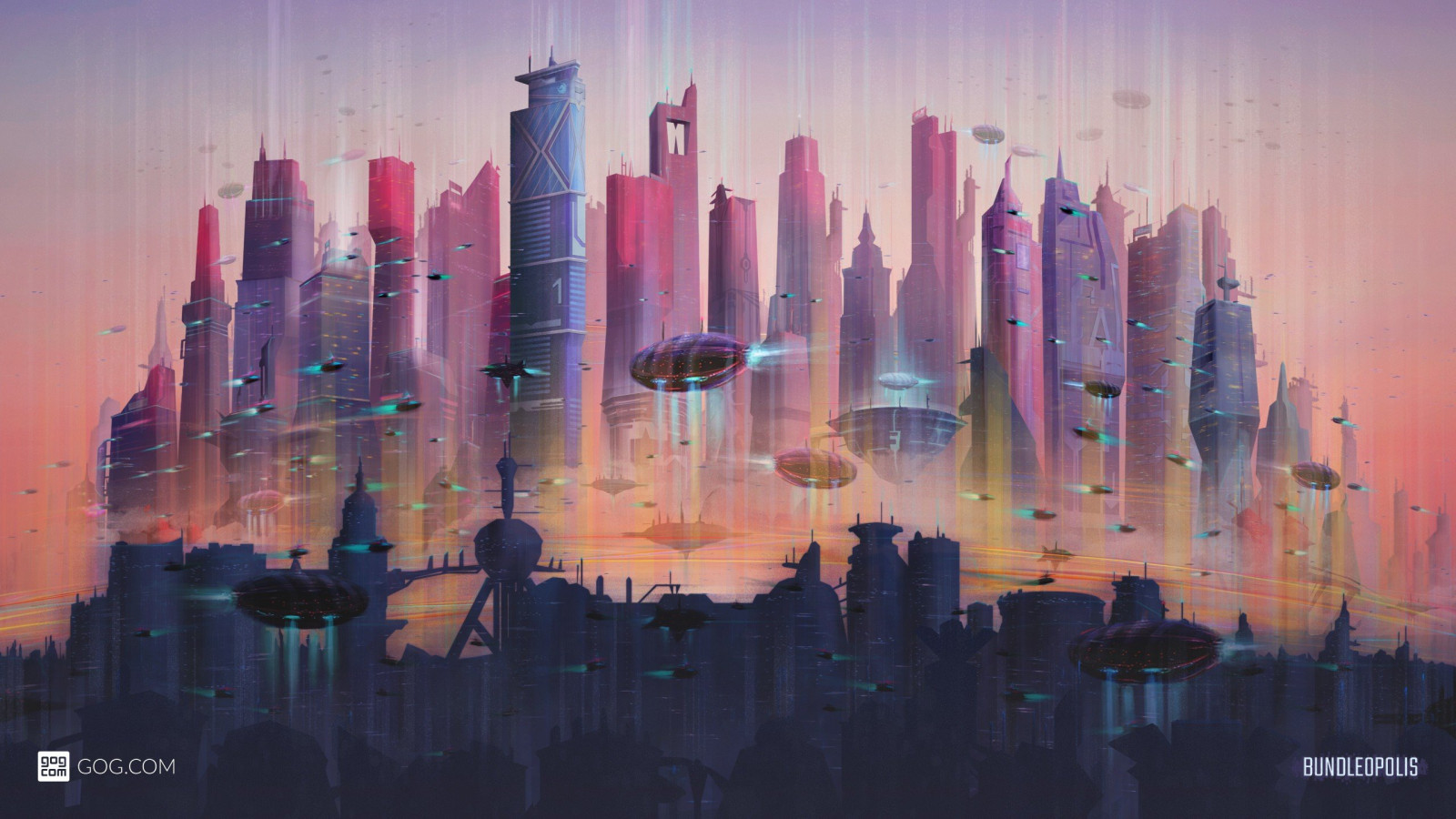 2560x1440 px, paesaggio urbano, futuristico, GOG com