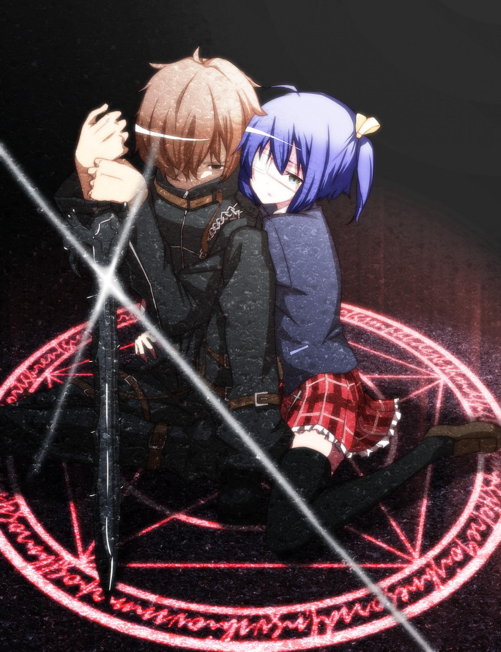 Chuunibyou Demo Koi Ga Shitai Rikka And Yuuta