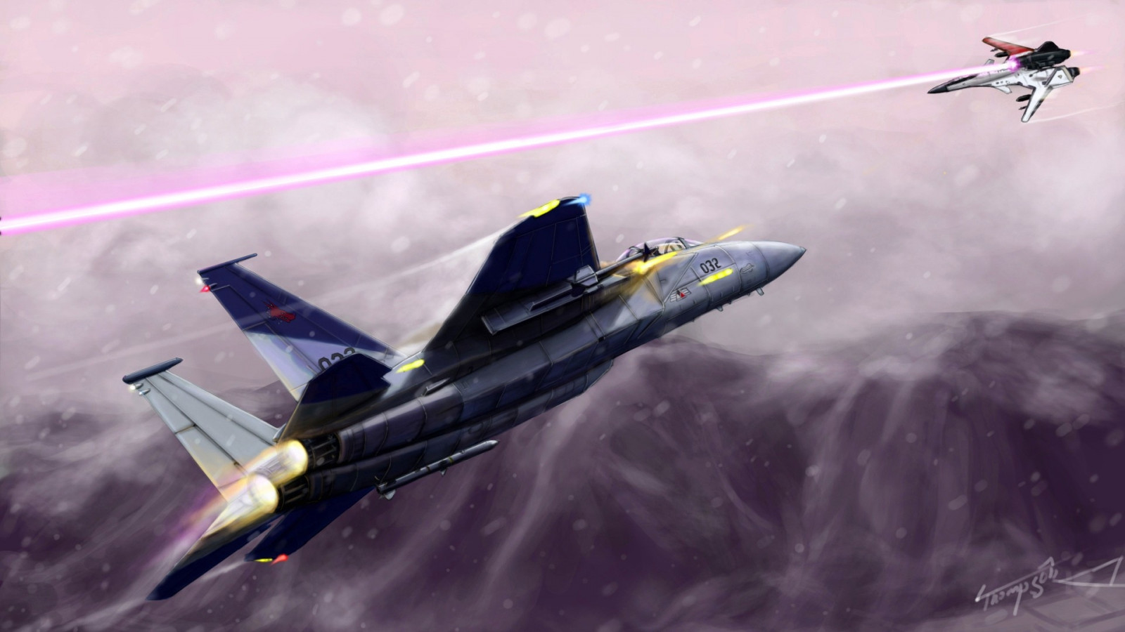 Ace Combat, F 15, su 47, fan art, bojovníci