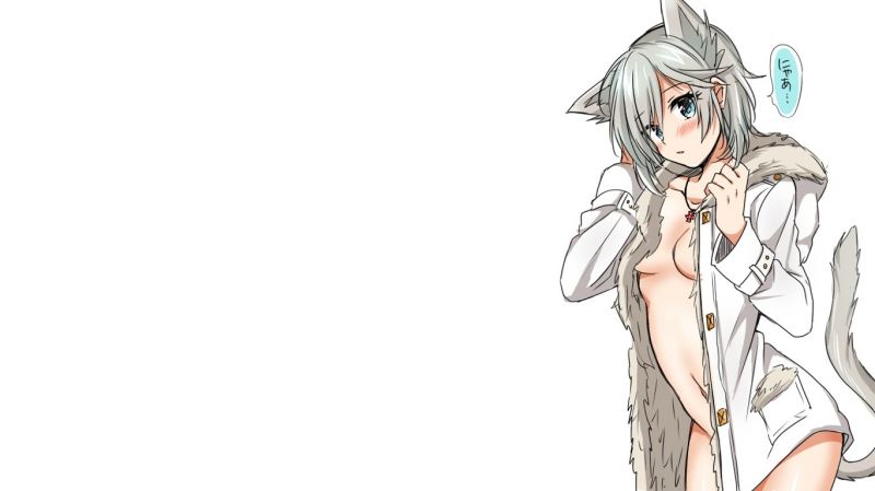 Nekomimi,anime,Kat pige,ecchi,tegning,streggrafik