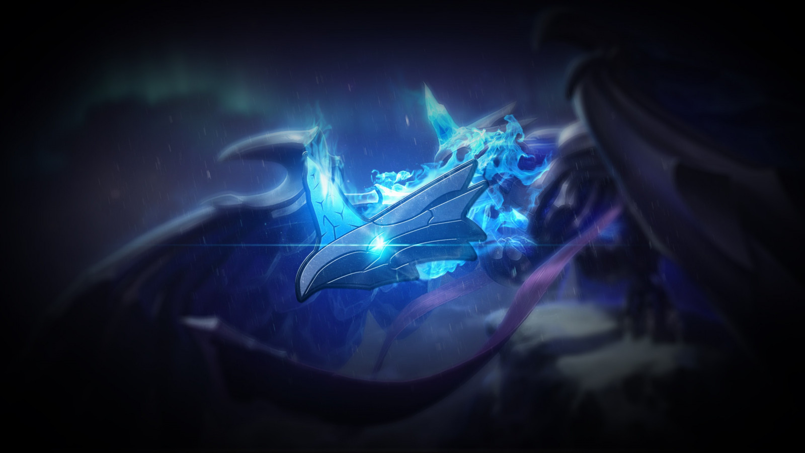 Blue Riot Buttercloud Wallpaper : League of Legends, blue, Riot Games, light, darkness ...