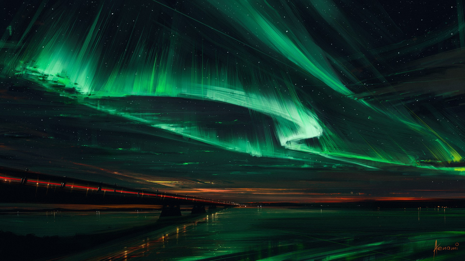 Wallpaper : 1920x1080 px, Aenami, aurorae, digital art 1920x1080 ...
