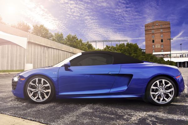car, vehicle, Audi, hood, Nikon, sports car