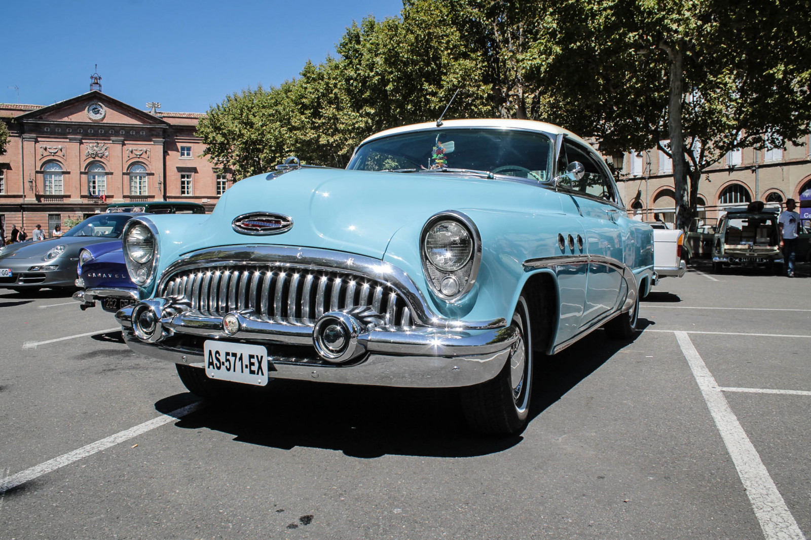 starý, auto, vozidlo, Buick, Francie, veteránem, klasická auta, kupé, voiture, vlastní auto, 2014, 1953, speciální, riviera, automobil, klasický, americký, pleso, vehicule, ancienne, expo, automobilového designu, automobilový exteriér, motorové vozidlo, starožitný auto, expozice, v plné velikosti vůz, Retromobile, transporty, Americaine, Gaillac, AVAG