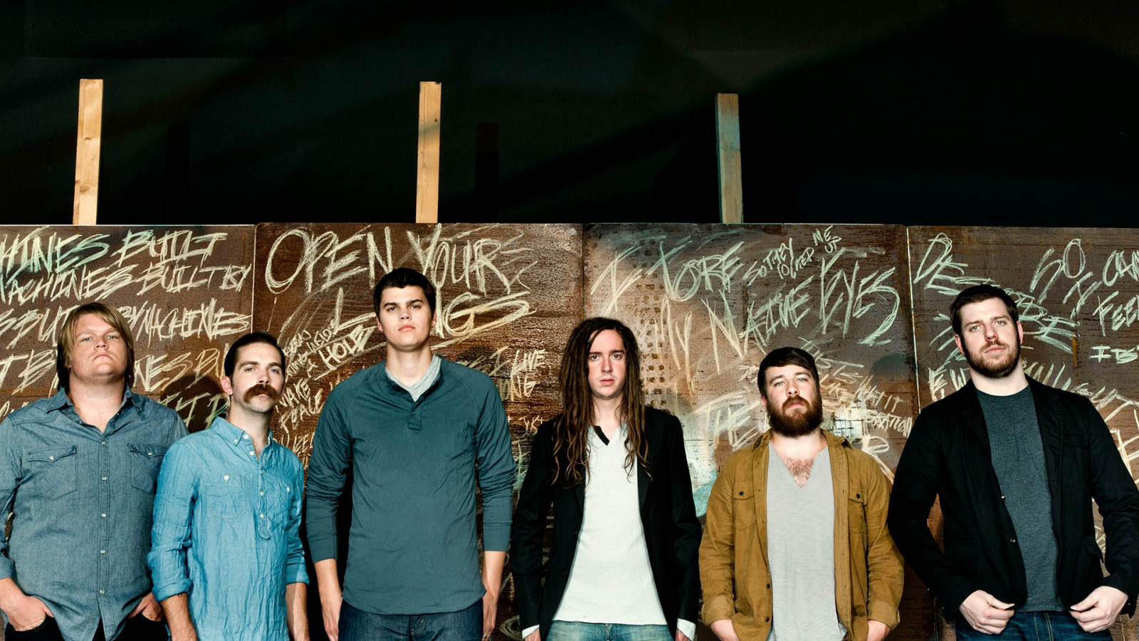 Wallpaper underoath, band, members, faces, wall 1920x1080 CoolWallpapers 1104833 HD