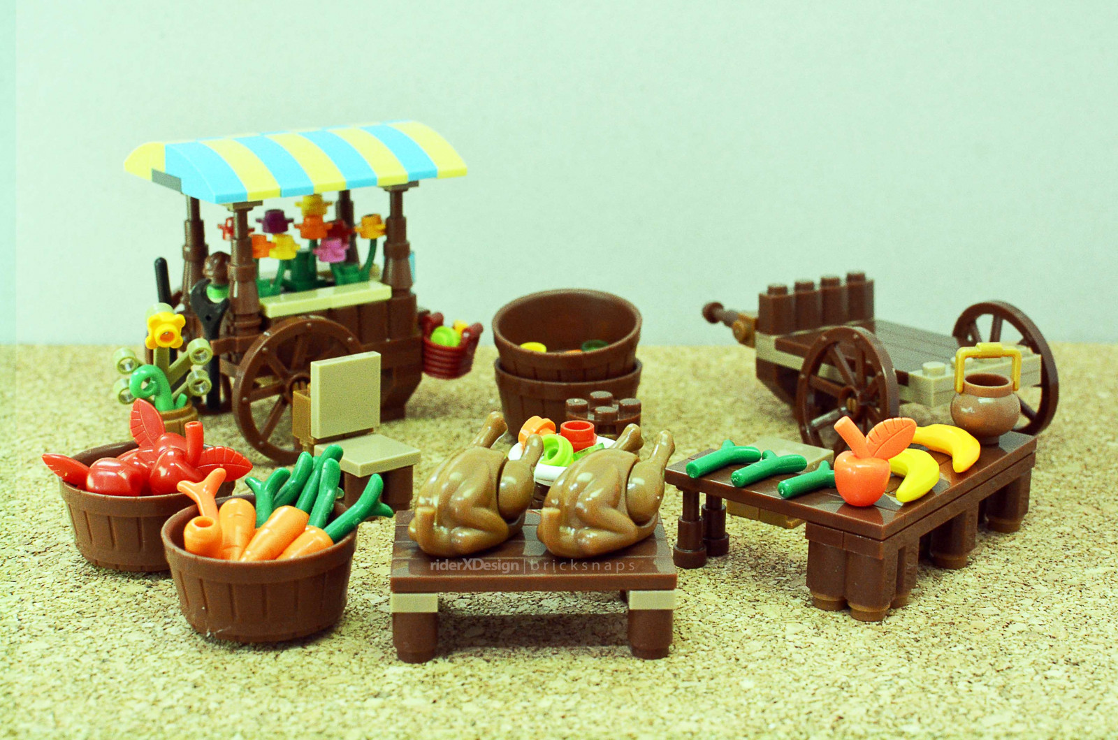 อาหาร, อิฐ, โรงแรม, เลโก้, มาเลเซีย, ร้านอาหาร, ของเล่น, ยุคกลาง, เล่น, ตลาด, แข็งแรง, afol, อุปกรณ์ประกอบฉาก, Legoland, afob