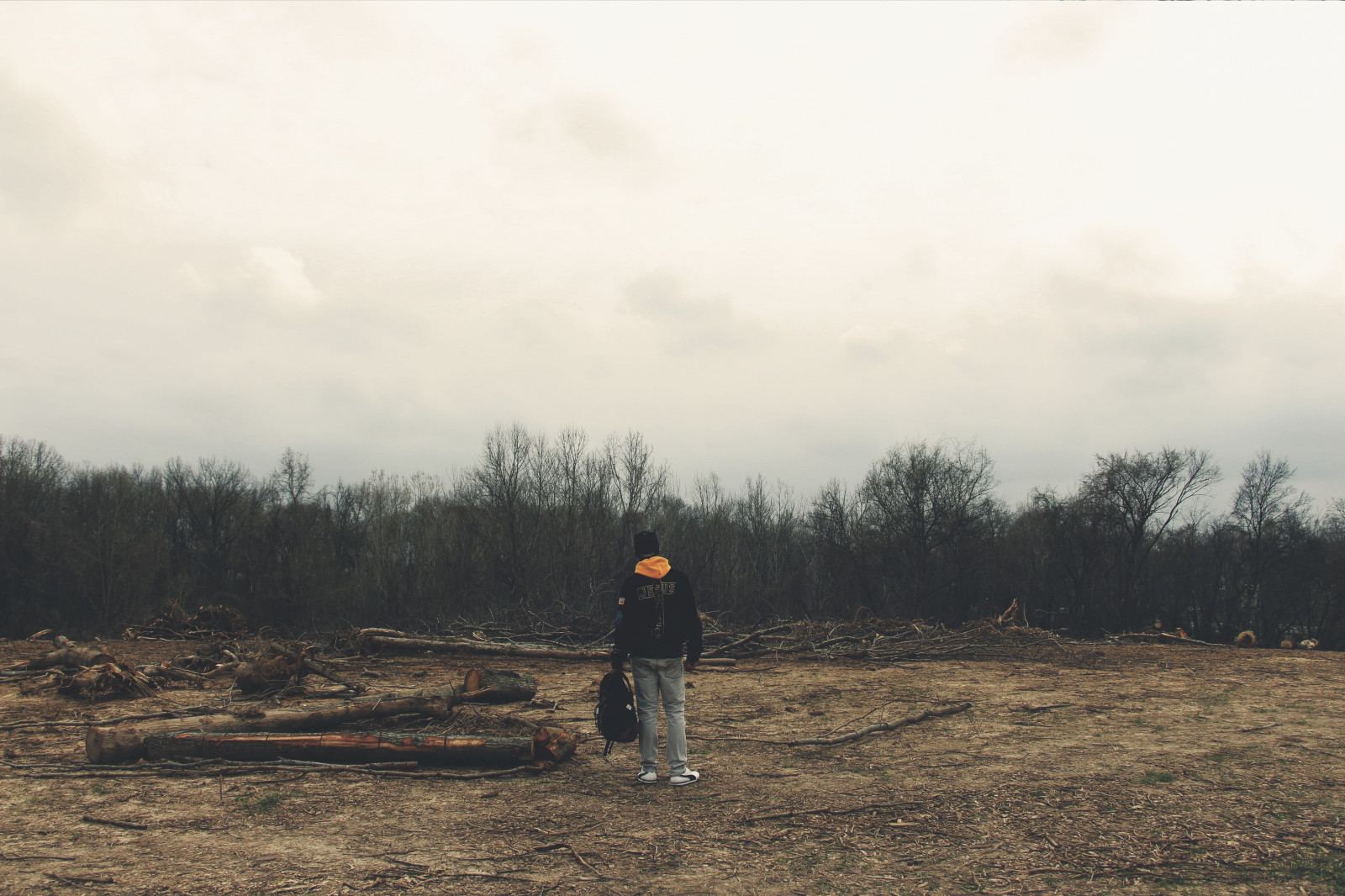 Fall Loneliness Wallpaper : boy, forest, autumn, loneliness 5184x3456 - CoolWallpapers ...