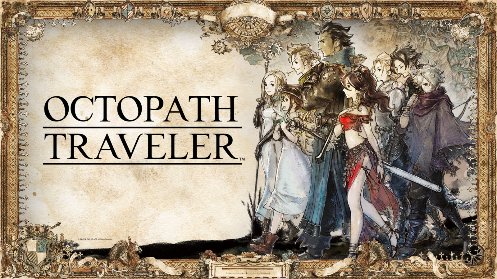 Octopath Traveler, Video Game Art, วีดีโอเกมส์, ดาบ, พนักงาน, คันธนู