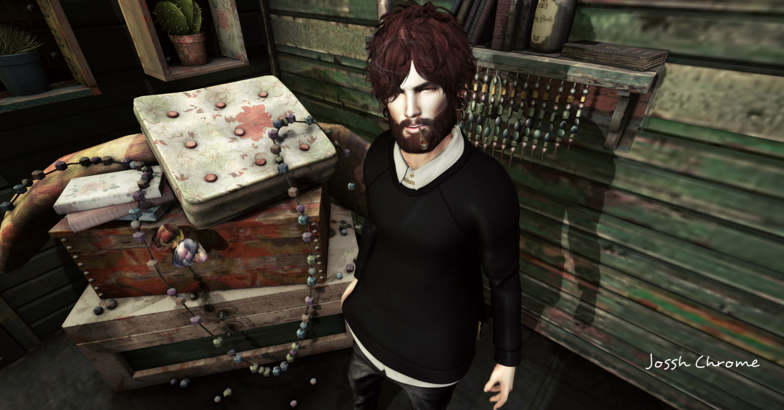 catwa, capo, Etam, corpo, camicia, capelli, Dura, kunst, dorare, casa, costruire, viso, uomo, maschio, sexy, pantaloni, posa, tubo, Marrone