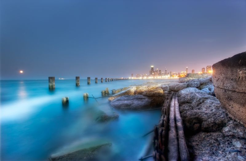 moře, voda, pobřeží, pobřeží, horizont, tělo z vody