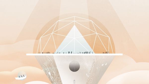 illustration,simple background,minimalism,people,digital art,sphere