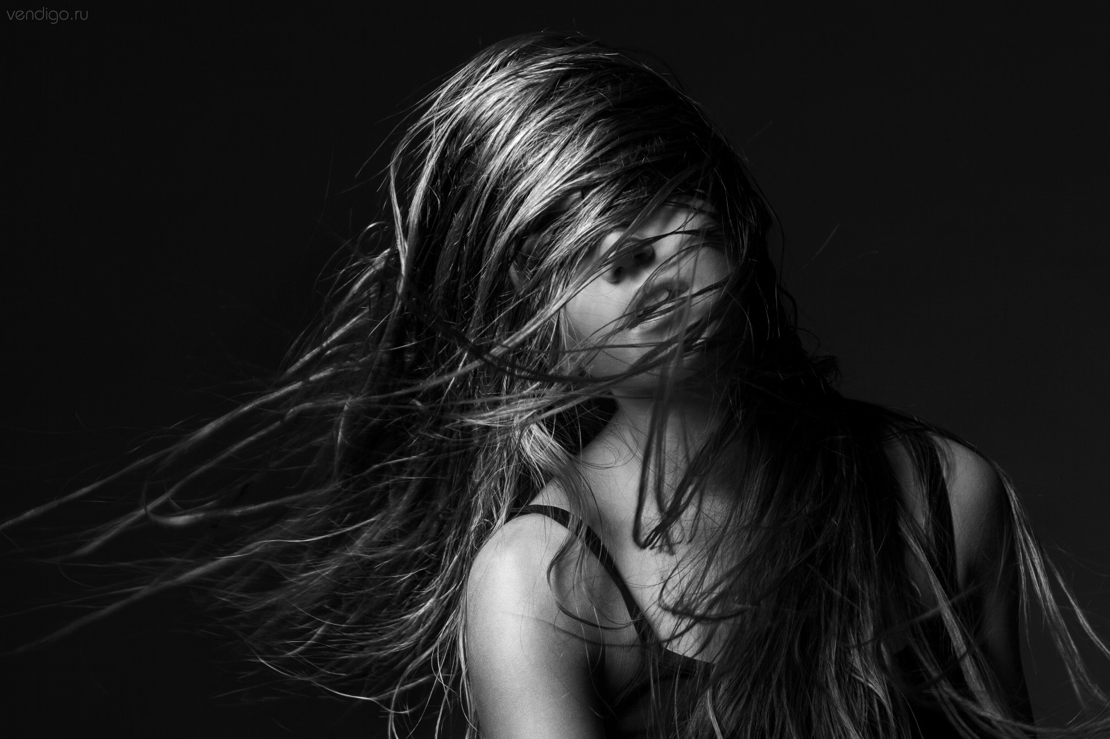 dívka, sexy, mokrý, vlasy, rty, tvář, emoce, Let, Pohyb, móda, Miass