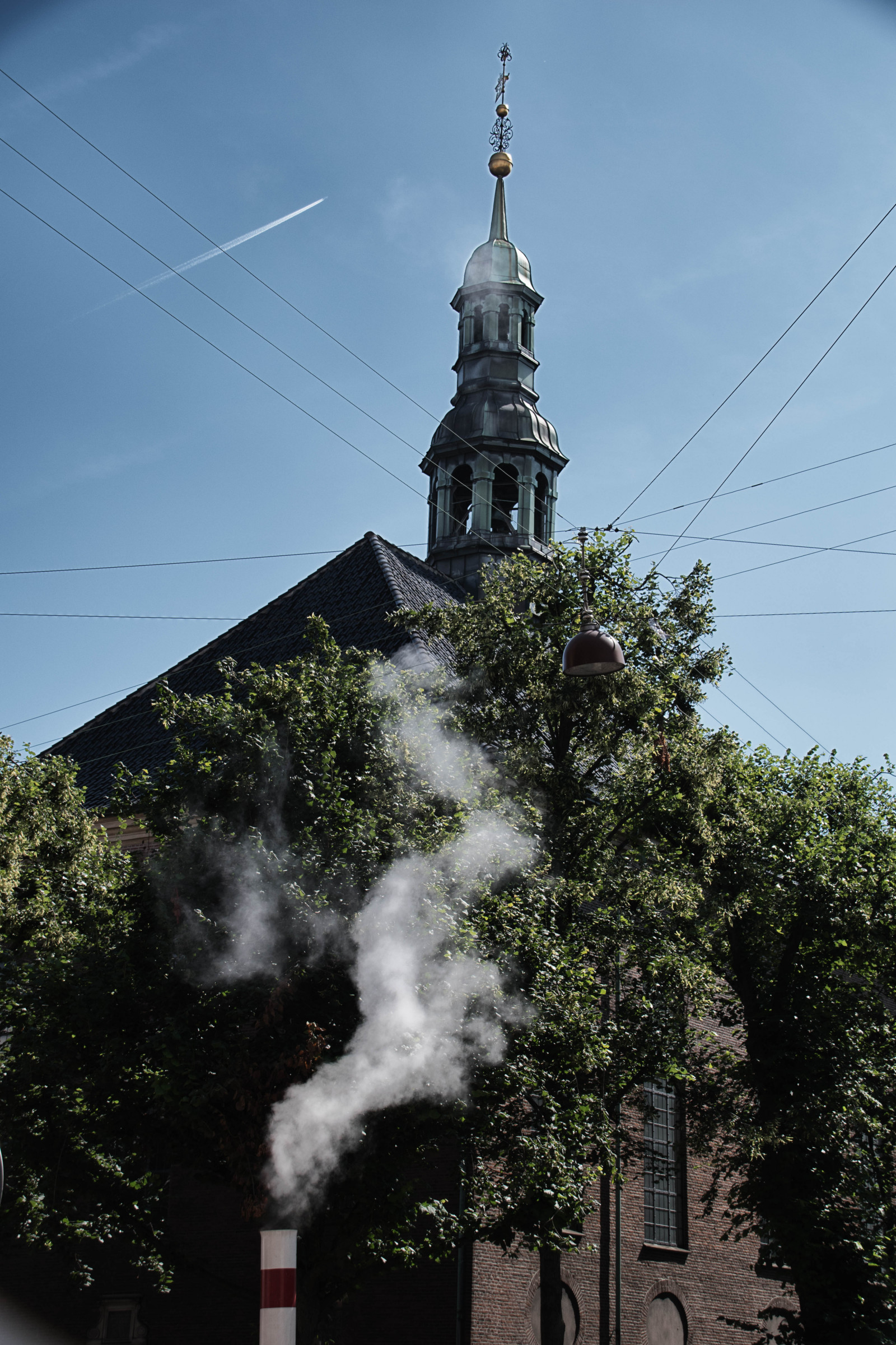 เมือง, ถนน, cityscape, ตึกระฟ้า, หอคอย, ยุโรป, เดนมาร์ก, อนุสาวรีย์, ยอดแหลม, โคเปนเฮเกน, อนุสรณ์, ต้นไม้, มุมมองถนน, Danmark, K benhavn, regionhovedstaden, dk, n rreport, สถานที่สำคัญ, เขตเมือง, หอคอย