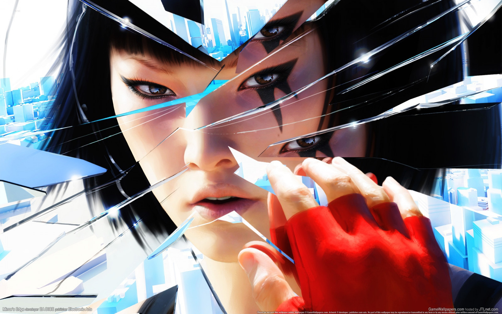 Wallpaper 1920x1200 px, 3D, digital art, Mirrors Edge, video games