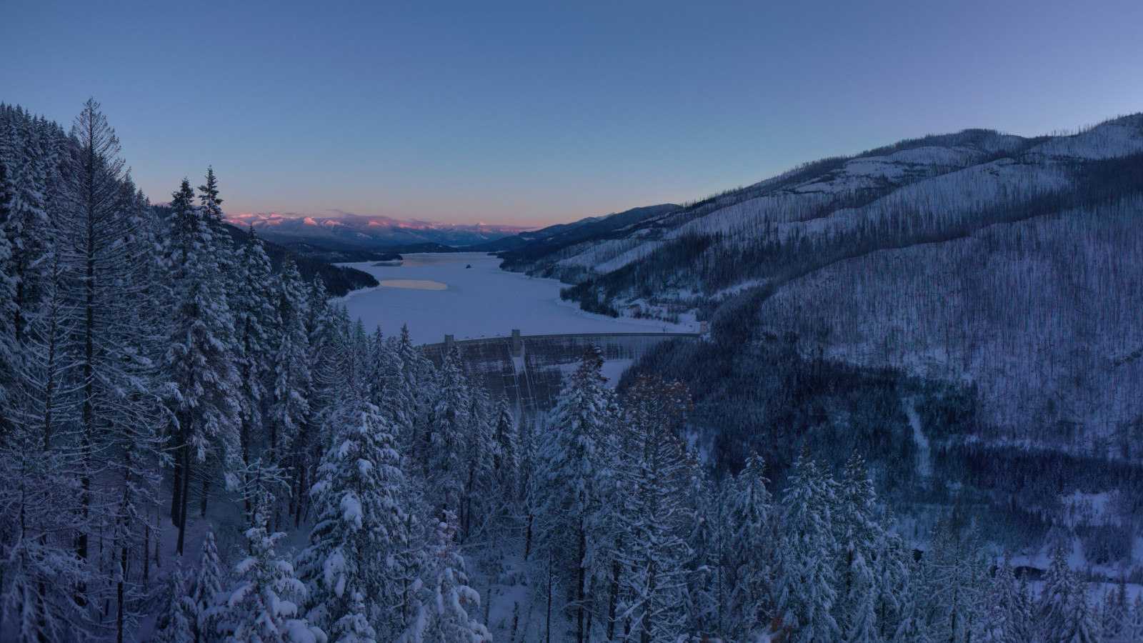 paesaggio, foresta, lago, natura, riflessione, la neve, inverno, ghiaccio, natura selvaggia, Alpi, cresta, albero, montagna, tempo metereologico, alba, stagione, fenomeno atmosferico, morfologie montane, fenomeno geologico, catena montuosa