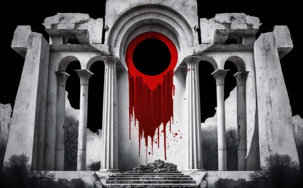 cathedral,surreal,nightmare,ai art