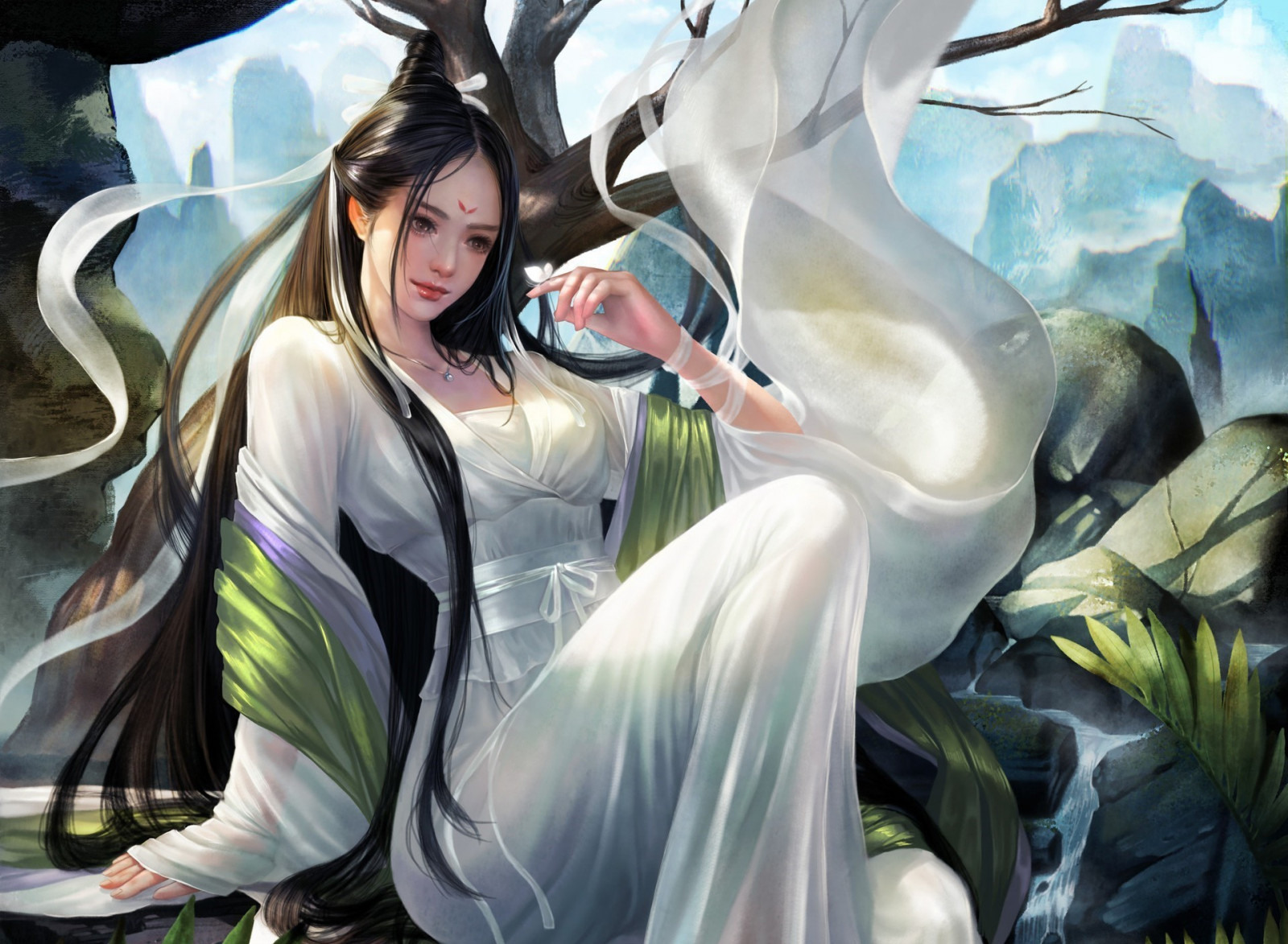 妇女, 幻想艺术, 动漫, 亚洲人, 艺术品, 截图
