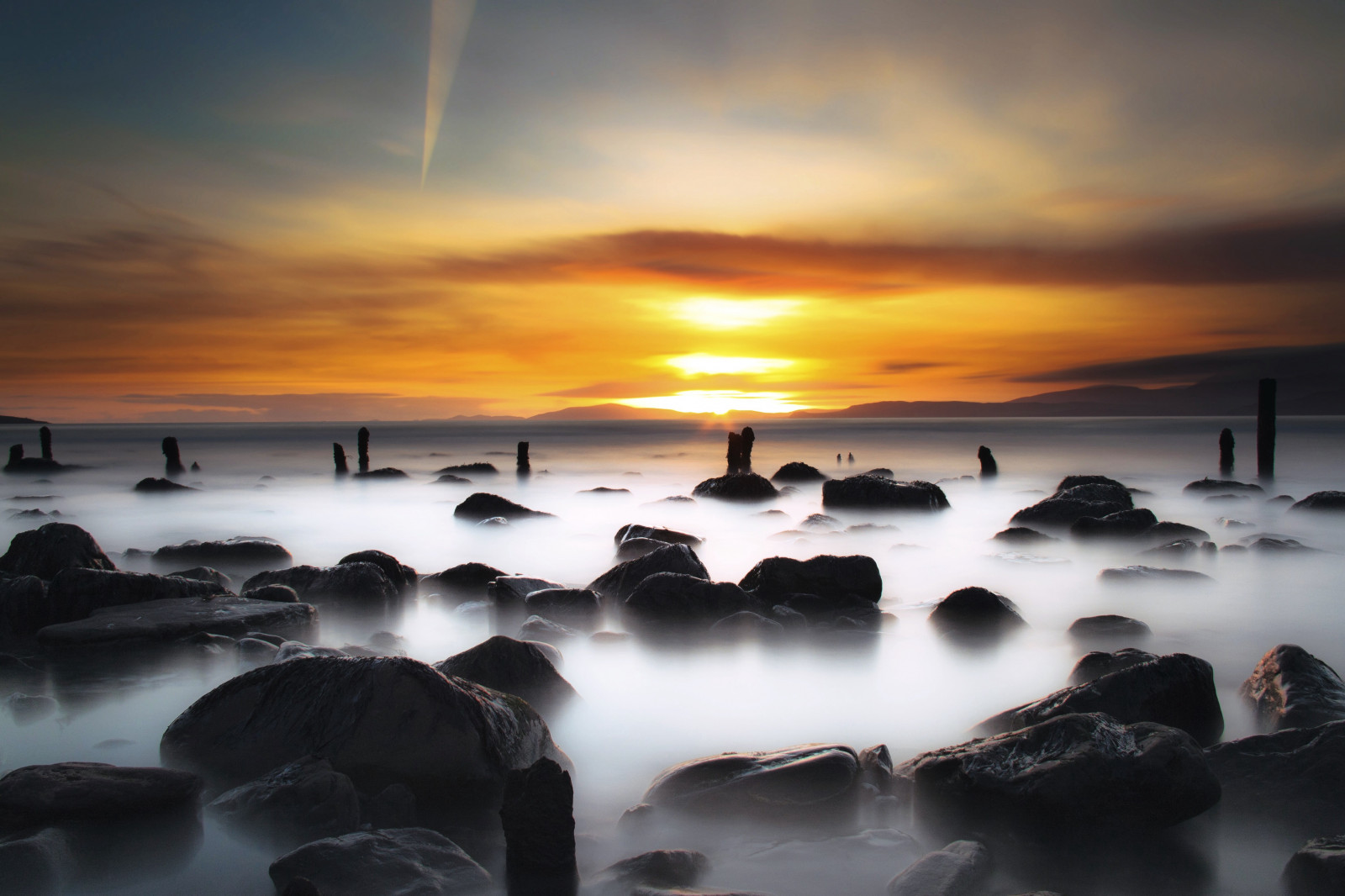 oceán, longexposure, Irsko, západ slunce, moře, nebe, irština, jezero, přímořská krajina, bouřka, pláž, Příroda, voda, mraky, krajina, Soumrak, nebe, irsko, Klid, Atlantický oceán, zlatá hodina, Irlanda, waterscape, Rossbeighbeach, flickrsfinestimages1, flickrsfinestimages2, flickrsfinestimages3, nahrané flickrmobile, flickriosapp filtr nofilter