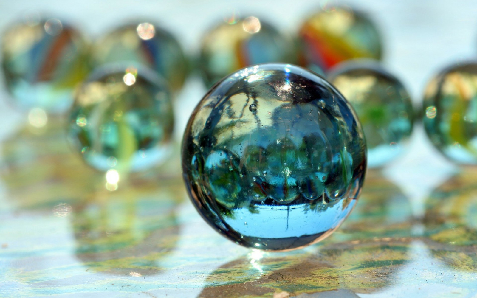 Wallpaper 11, 1920x1200 px, ball, bokeh, circle, glass, marble