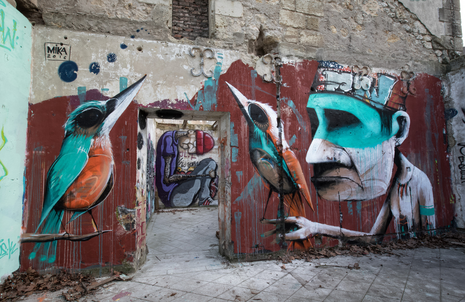 sprej, Mika, wallart, canoneos5dmarkiv, urbanstreetart, grafiti, urbanart, m ka, pták, caserneniel, stěna, moka, graffart, Graff, darwin, sprayart, aerosol, graffitiart, mur, hangardarwin, micha lhusser, wallporn, streetartphotography, canonphoto, m Kauno, bordeauxstreetart, graffitiphotography, Fresque, Caserne, pouliční umění, městský, urbanphotography, aerosolart, Bordeaux