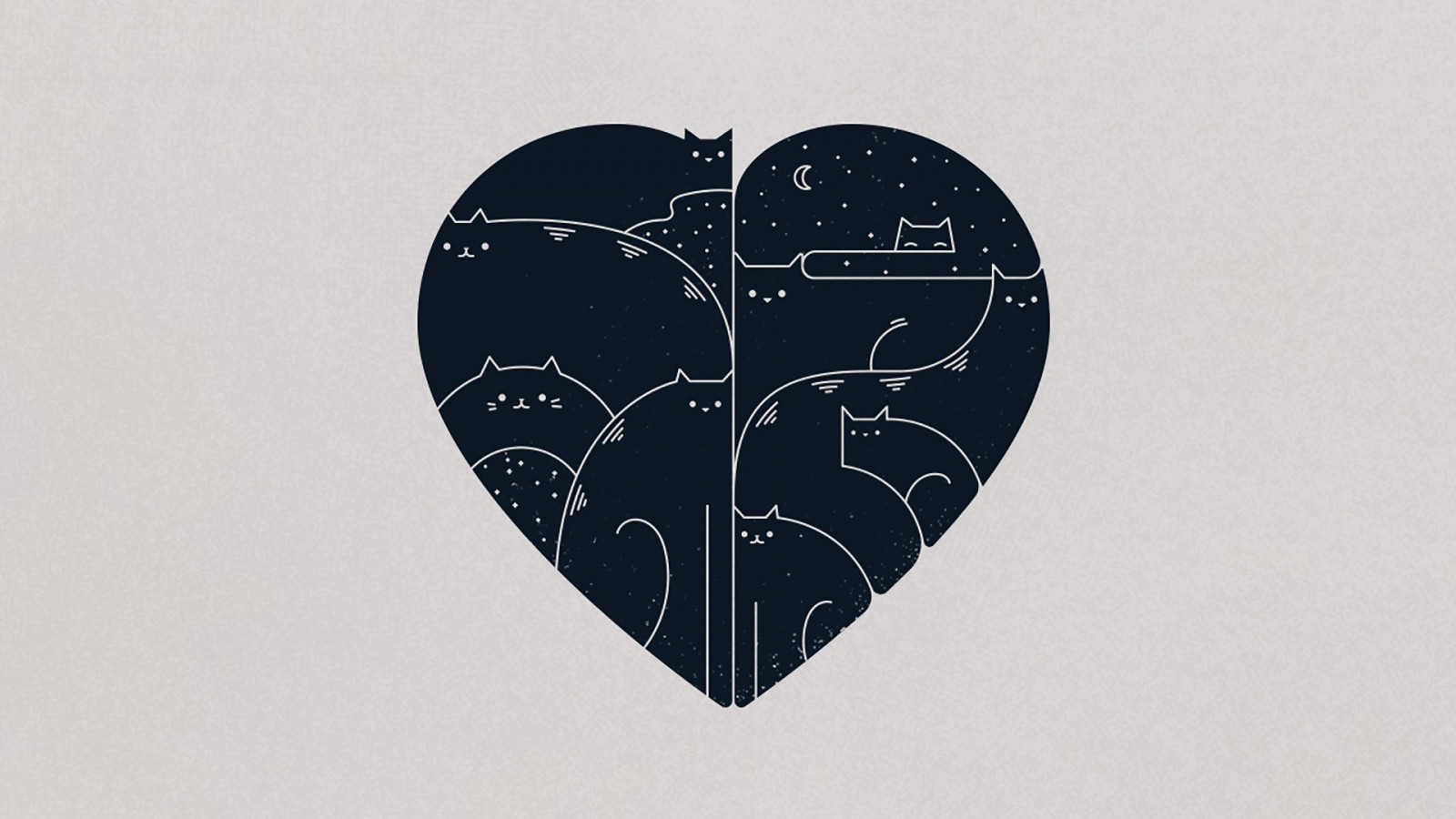 gambar, ilustrasi, kucing, hewan, latar belakang yang sederhana, minimalis, jantung, karya seni, logo, lingkaran, merek, mata, tubuh manusia, fon, organ