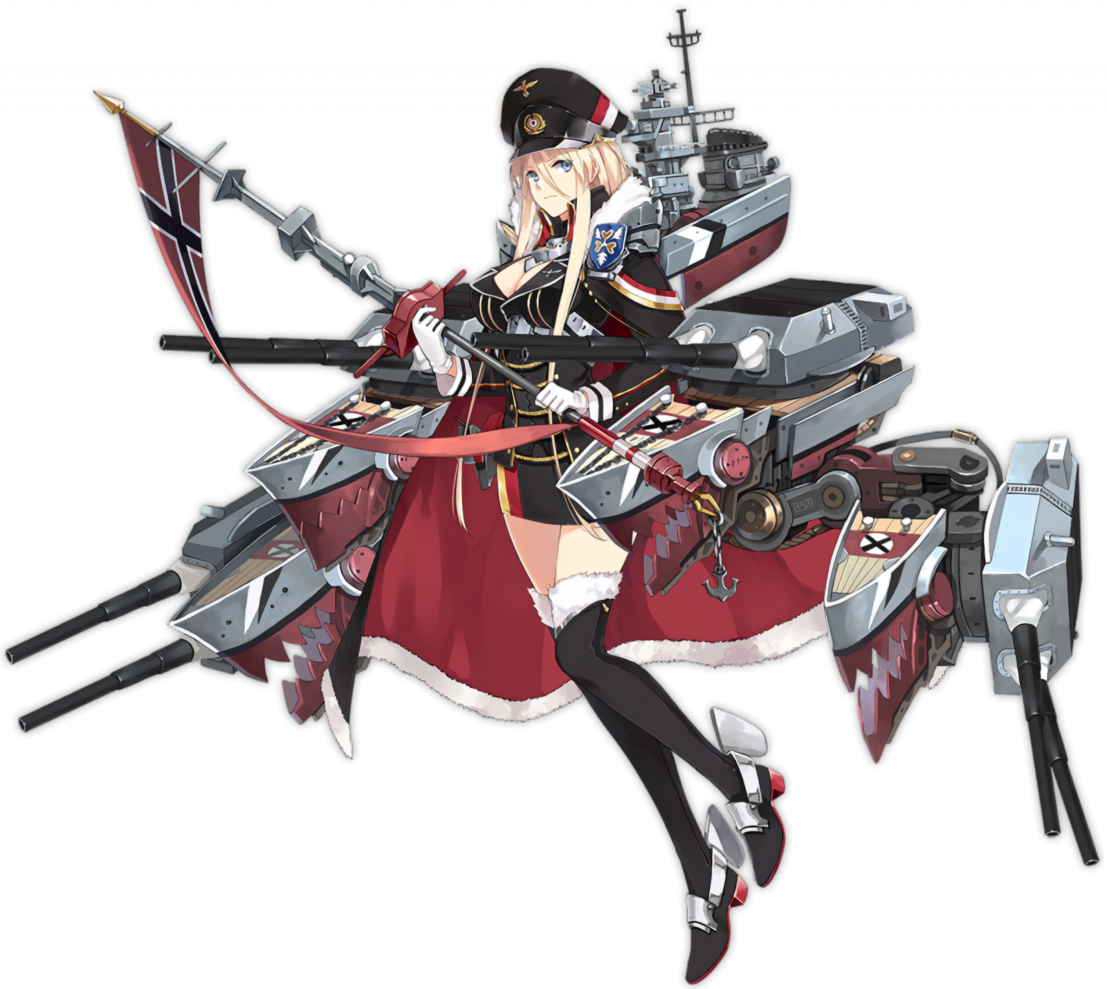 Hintergrundbilder Anime M Dchen Azur Lane Bismarck Azur Lane Lange Haare Blond Solo