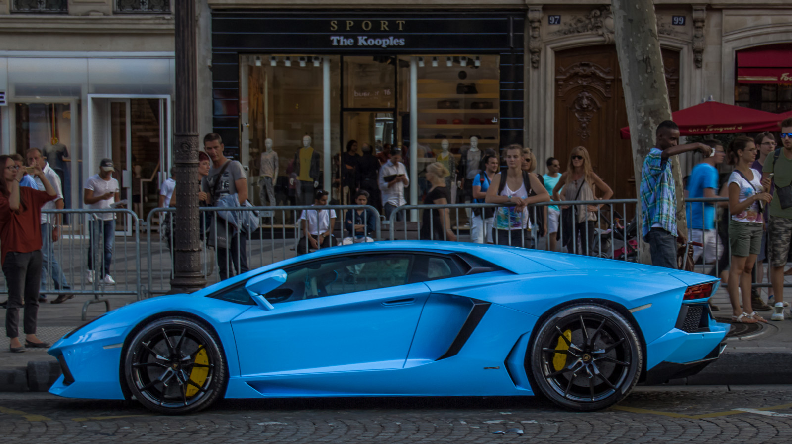 blu, bambino, Parigi, automobili, auto, Canone, fotografia, flickr, eccezionale, super, individuare, voiture, bleu, esotico, macchiato, costoso, Lamborghini, supercar, smacchiatura, auto sportiva, sportive, supercar, tram, 2014, D600, worldcars, superauto, worldofcars, Aventador, lp7004