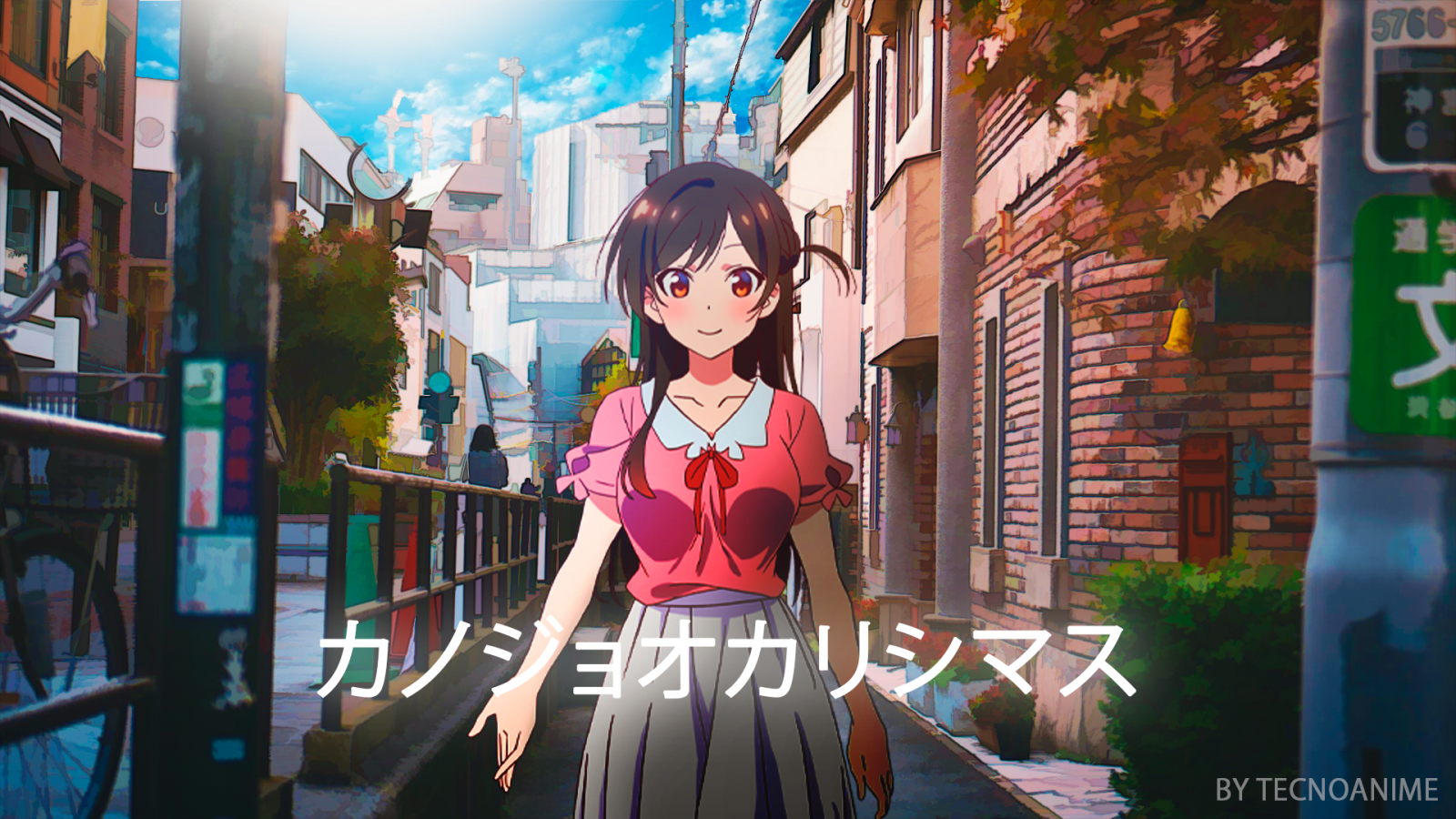 Wallpaper Street Art Anime Girls Kanojo Okarishimasu Rent A wallpaper-street-art-anime-girls-kanojo-okarishimasu-rent-a