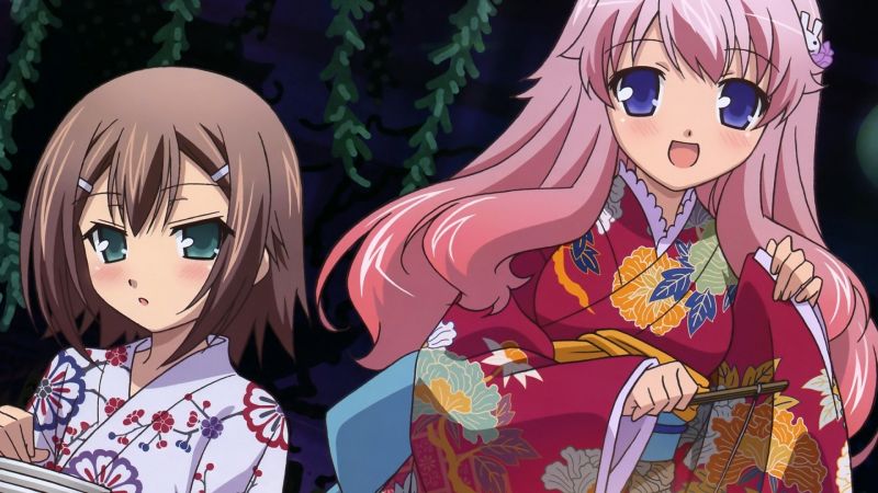ilustrace, noc, anime, umělecká díla, usmívající se, kreslená pohádka ilustrace, noc, anime, umělecká díla, usmívající se, kreslená pohádka
