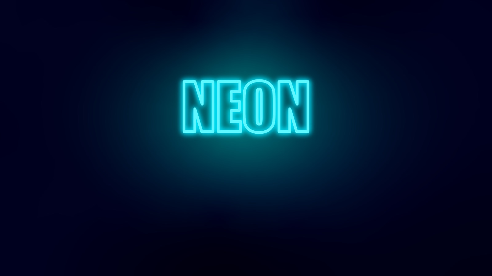 neon, typografie, text