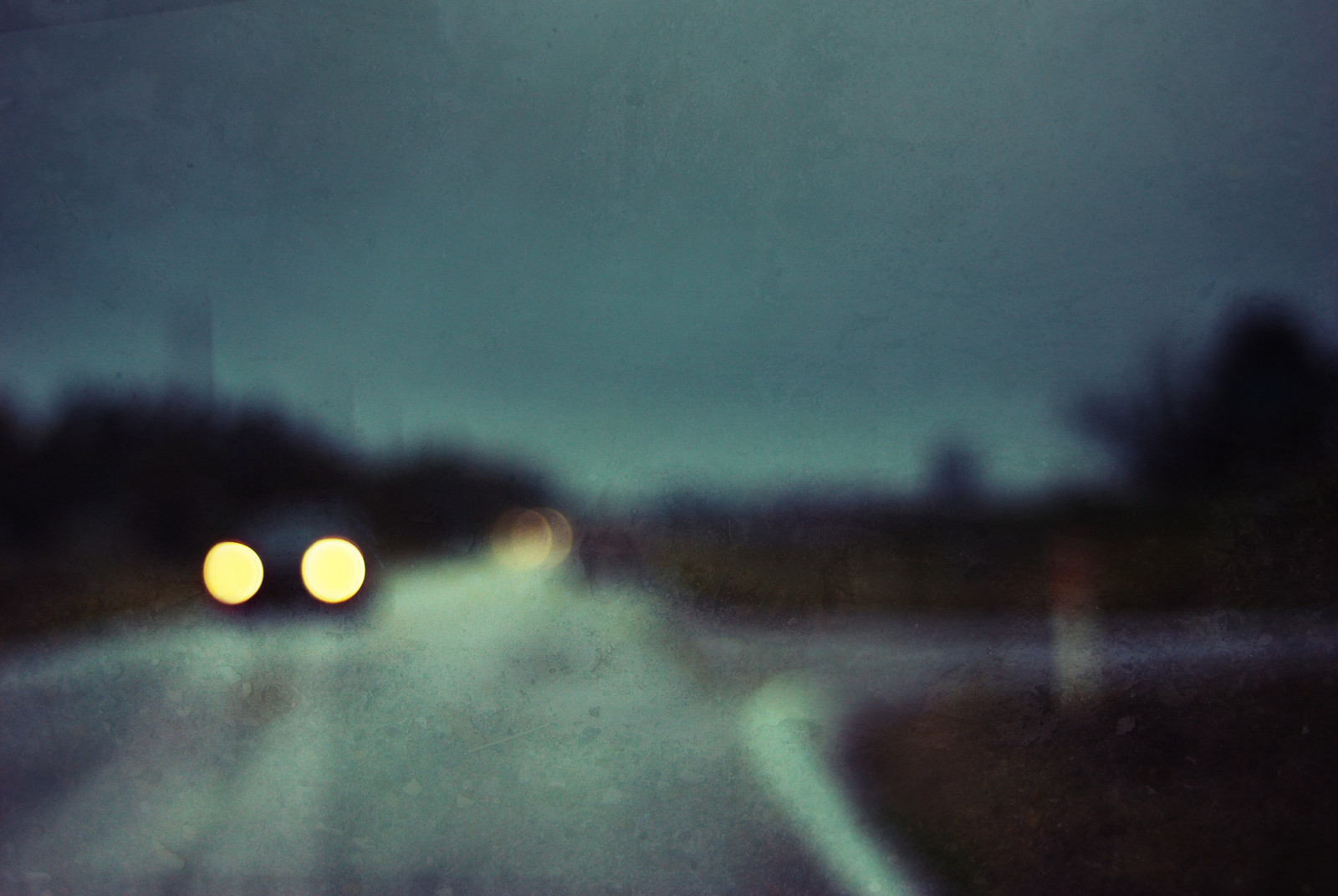 Wallpaper street, night, car, road, texture, Headlights, Aurora, Turn