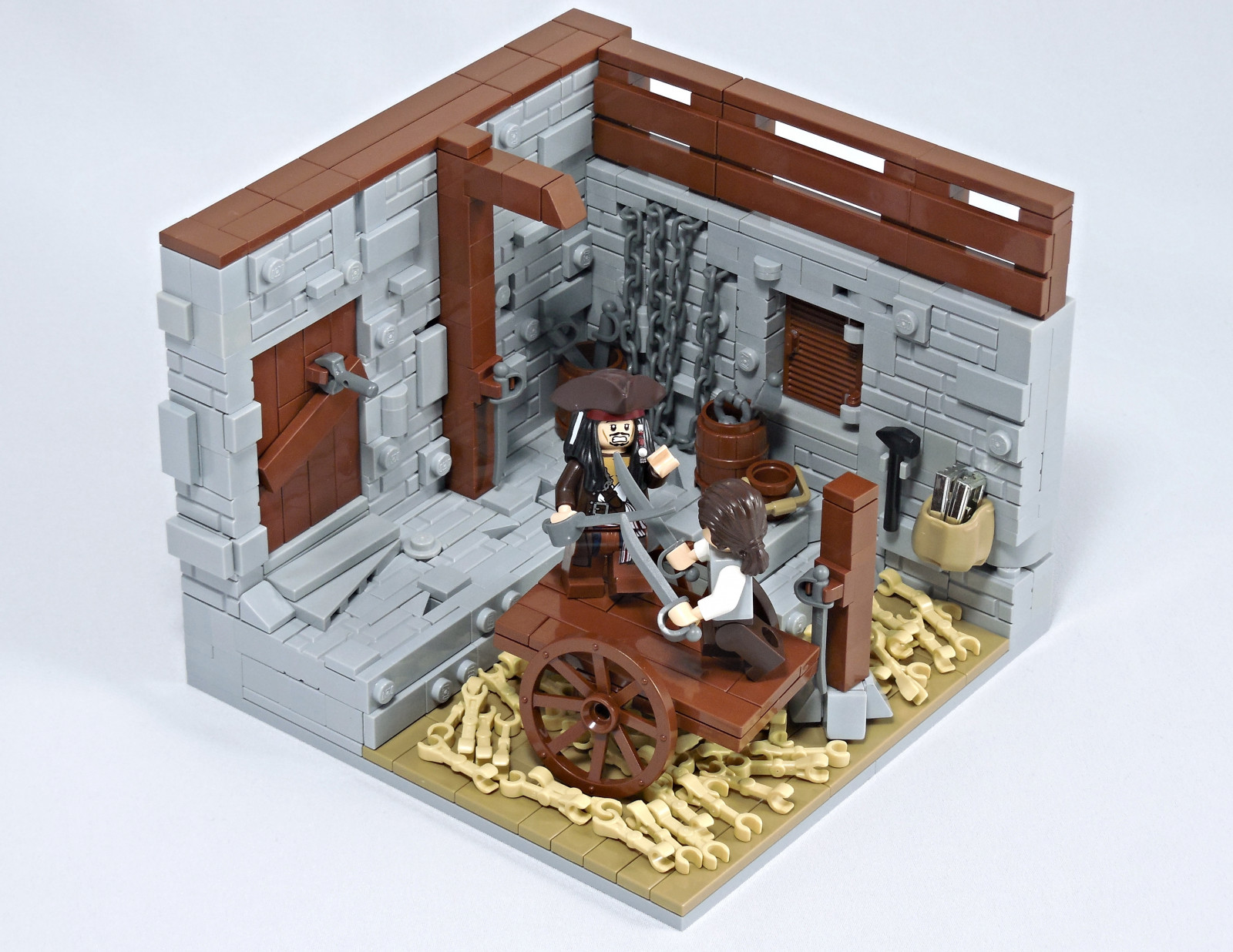 LEGO, piráti, souboj, kovář, Viněta, Piráti z Karibiku, potc, vitreolum