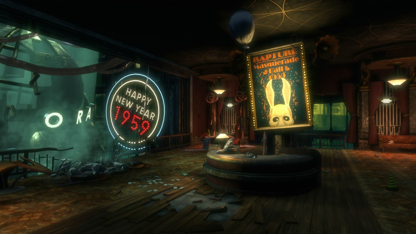 Wallpaper : video games, night, bar, BioShock, midnight, darkness ...