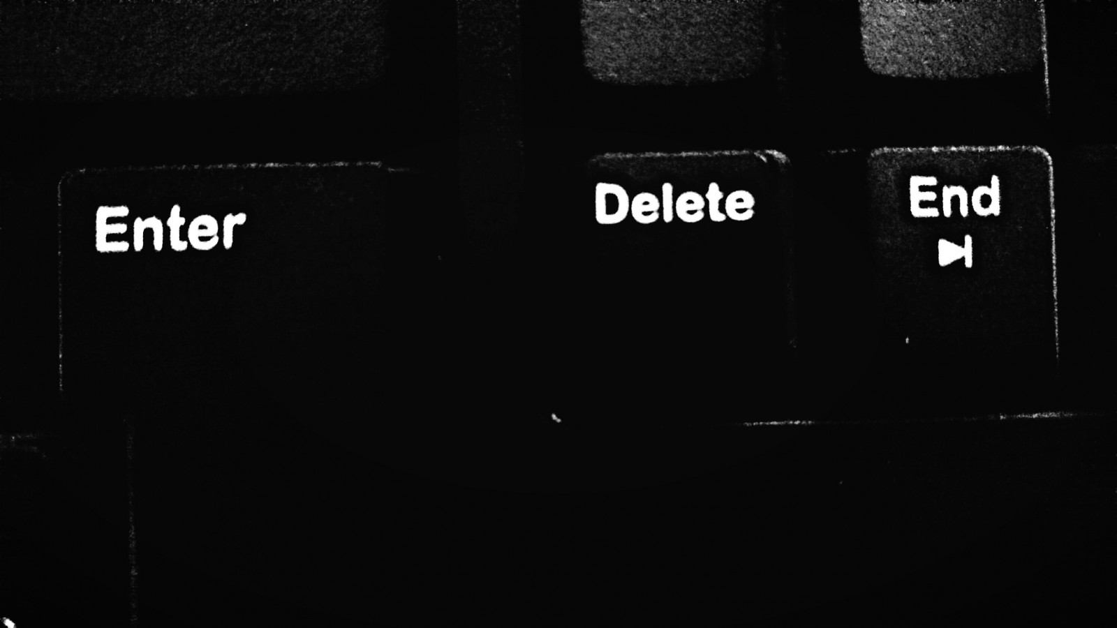 Černá, černobílý, text, počítač, klávesnice, značka, qwerty, tma, obraz, Snímek obrazovky, počítač tapeta, Černý a bílý, monochromatické fotografování, font