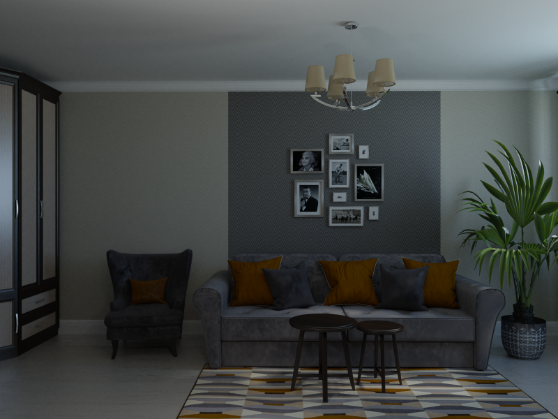3D,visualización,interior,adentro,hacer