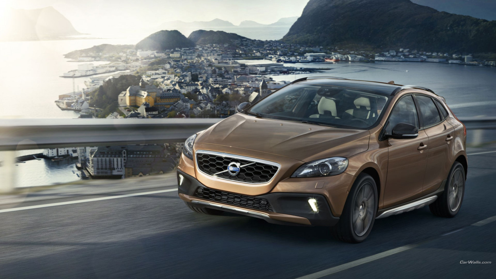 Wallpaper Volvo V40 1920x1080 Px Land Vehicle Automotive Design 