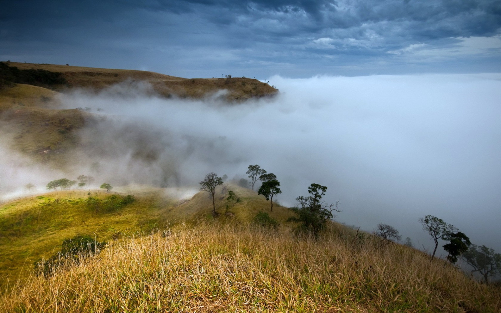 luz solar, panorama, mar, Colina, Rocha, natureza, manhã, névoa, costa, penhasco, região selvagem, platô, cume, Terreno, nuvem, névoa, montanha, clima, onda, Loch, habitat, Fenômeno atmosférico, Forma de relevo, característica geográfica, corpo de água