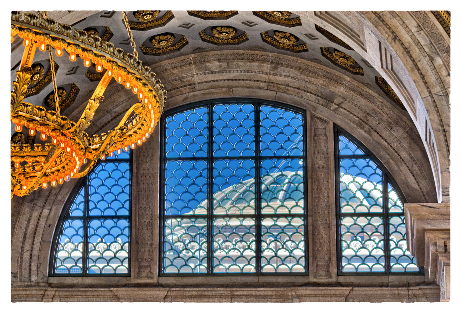 okno, architektura, symetrie, sklenka, oblouk, vitráže, středa, 2017, železo, materiál, velký, Rhode Island, fasáda, prozřetelnost, 0317