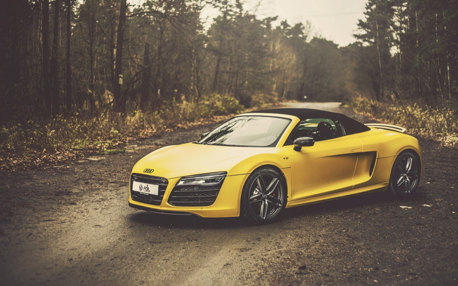 auto, vozidlo, žlutý, audi, sportovní auto, Audi R8, kupé, Audi R8 Spyder, kolo, superauto, 1680x1050 px, pozemní vozidla, automobilového designu, automobil make, výkonné auto