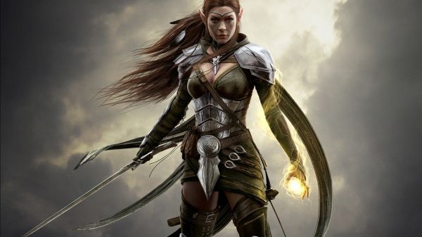 1920x1080 px, action, artwork, dragon, elder, fantasy