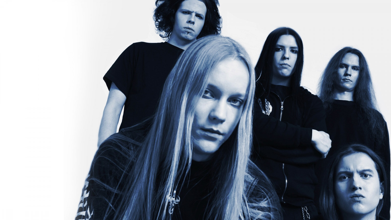 Norther, ansikter, bånd, hår, blond