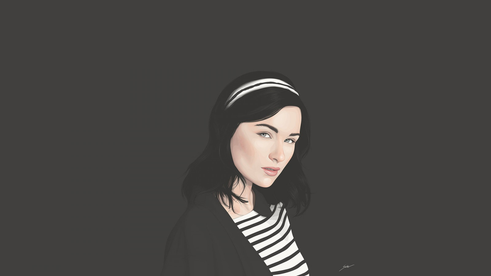 Černá, černobílý, vektor, značka, oblečení, hlava, Vexel, Yuschaf, Anastasiya Primak, víčko, Černý a bílý, monochromatické fotografování